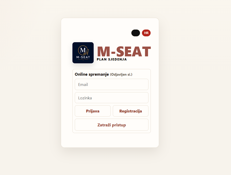 M-SEAT prijava